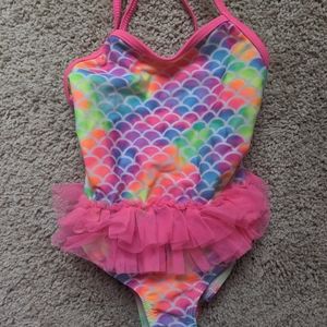 Girls rainbow mermaid swimsuit